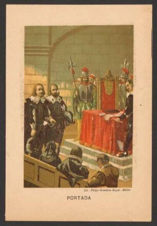 Portada - [Ilustración para el anuncio de la publicación de "Los héroes del siglo XVII"]
