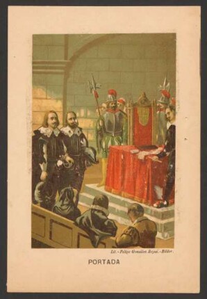 Portada - [Ilustración para el anuncio de la publicación de "Los héroes del siglo XVII"]