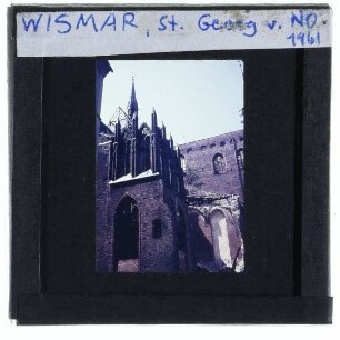 Wismar, Georgenkirche : Nordostansicht