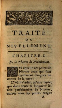 Traité Du Nivellement