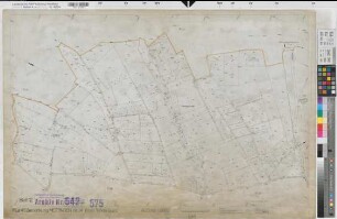 Mettingen (Mettingen), Flurbereinigung Schlickelde, Bl. 12 Zuteilungskarte Mettingen Flur 41
