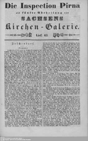 Zuschendorf : 43. Lieferung