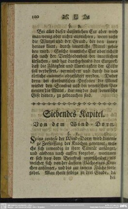 Siebentes Kapitel. Von dem Wind-Dorn