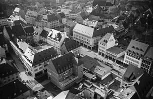 Freiburg i. Br.: Blick vom Münster auf die Kaiser-Joseph-Straße