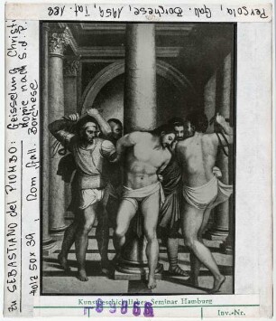 Sebastiano del Piombo: Geisselung Christi (Kopie). Rom, Galleria Borghese
