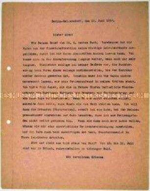Brief von einem Beamten - Familienkonvolut