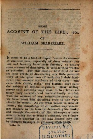 The Plays of William Shakspeare, 1. The Tempest. Two Gentlemen of Verona. The Merry Wives of Windsor. - 456 S. : 1 Portr.