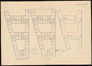 Wohn- und Geschäftshaus E. Treumann, Berlin-Mitte: Grundriss 2. OG, 3. OG, 4. OG