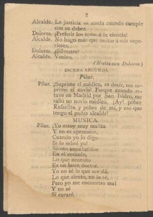 Escena segunda.
