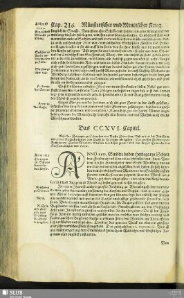 Das CCXVI. Capitel
