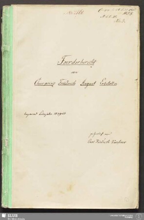 Foerderbericht von Churprinz Friedrich August Erbstolln - 18.7213 4.