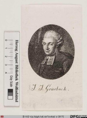 Bildnis Johann Jacob Griesbach