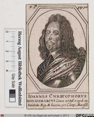 Bildnis Hans Christoph von Königsmarck (1650 Graf)