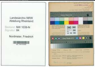 Entnazifizierung Friedrich Nordmeier , geb. 26.01.1892 (Beamter)