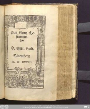 Das Newe Testament.
