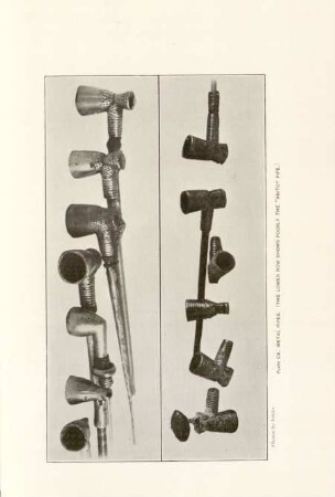 Plate CX. Metal pipes ...