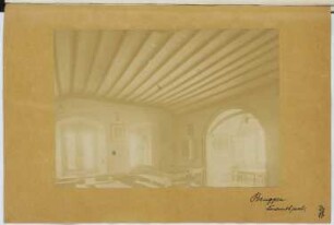 Rittersaal, Beuggen: Innenansicht (aus: Skizzen- und Fotoalbum 15)