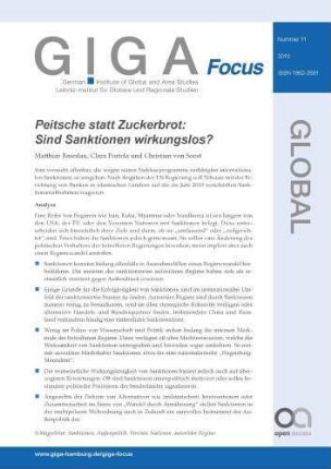 Peitsche statt Zuckerbrot : Sind Sanktionen wirkungslos?