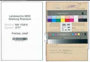 Entnazifizierung Josef Krampe , geb. 19.03.1896 (Beamter)