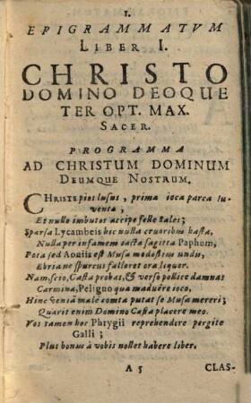 R.P. Jacobi Bidermanni Soc. Jesu. Epigrammata Epistolae Heroidum & Herodiados Libri IV