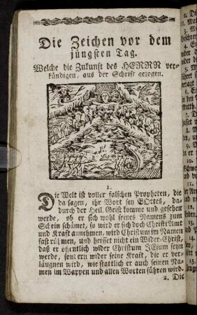 Die Zeichen vor dem jüngsten Tag.