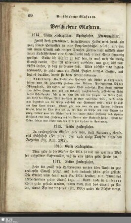 44. Verschiedene Glasuren