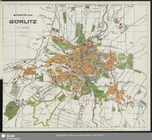 Karte : Stadtplan Görlitz