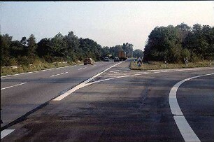Ausfahrt Ost von Hauptfahrbahn Ost (Basel Richtung Karlsruhe)