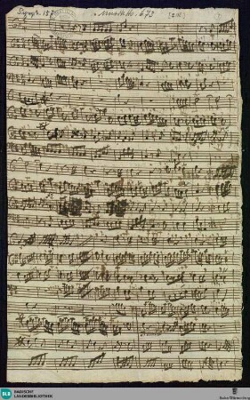 Concertino - Mus. Hs. 673 : tr, ob (2), fag; D; BrinzingMWV 8.7