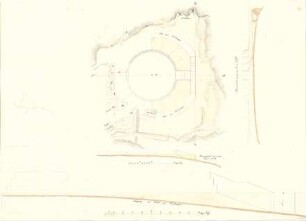 Gärtner, Friedrich von; Kelheim; Befreiungshalle - Lageplan