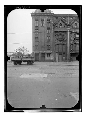 Berlin-Mitte, Friedrichstraße 101/102. Metropol-Theater (1910-1911; H. Schweitzer). Rückseite (von der Planckstraße)