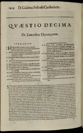 Qvæstio decima