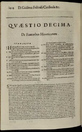 Qvæstio decima
