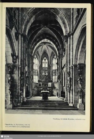 Nürnberg, St. Sebald, Westchor, vollendet 1274