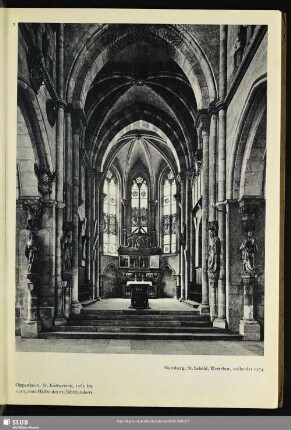 Nürnberg, St. Sebald, Westchor, vollendet 1274
