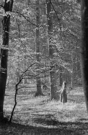 Renate Rössing im Wald