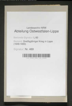 Kriegsjahre 1641-1644