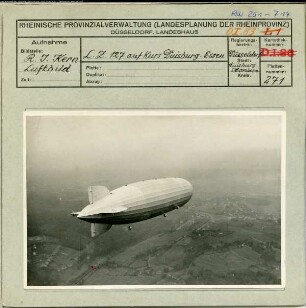 Duisburg, Luftschiff "Graf Zeppelin" LZ 127
