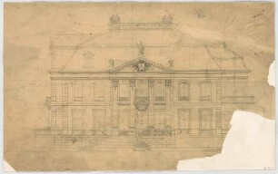 Thiersch, August ; München, Leopoldstr.; Wohnhaus Haymann - Ansicht