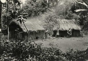 "Eingeborenen Dorf."