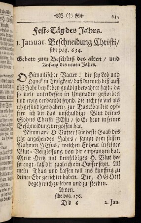 635-688, Fest-Täg des Jahrs.