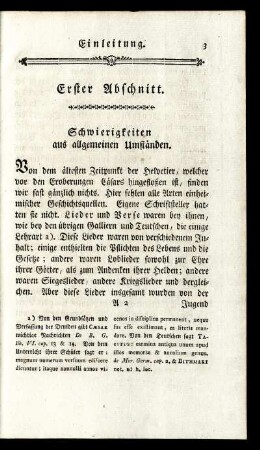 Erster Abschnitt. Schwierigkeiten aus allgemeinen Umständen.