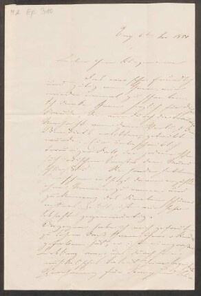 Brief an Karl Klingemann : 06.11.1851