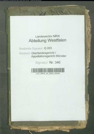 Anmeldung der Fideikommisse bei den Hypothekenbehörden