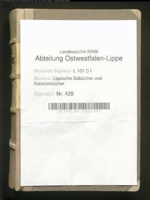 Salbuch des Amtes Sternberg von 1822, Bd. 2 (Duplikat)