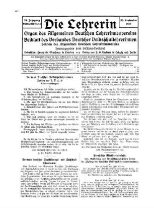 Verband Deutscher Volksschullehrerinnen