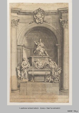 Grabmal Urbans VIII. von Bernini in Sankt Peter in Rom