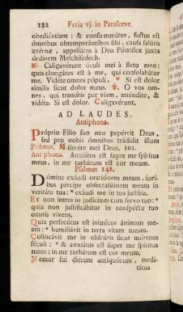 182-191, Feria vj. in Parasceve. ad Laudes