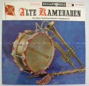 Schallplatte mit Militärmusik, Plattenhülle