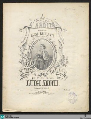 L' Ardita : (Liebesglück); valse brillante per una sola voce